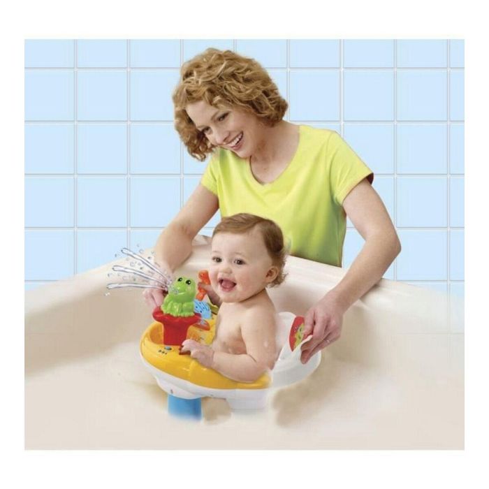 VTech Baby Asiento de Baño Súper Interactivo 2 en 1 y Juguete para Bebés +6 Meses con 4 Botones Luminosos y Rana que Proyecta Agua 4 VTech Baby Asiento de Baño Súper Interactivo 2 en 1 y Juguete para Bebés +6 Meses con 4 Botones Luminosos y Rana que Proyecta Agua 4