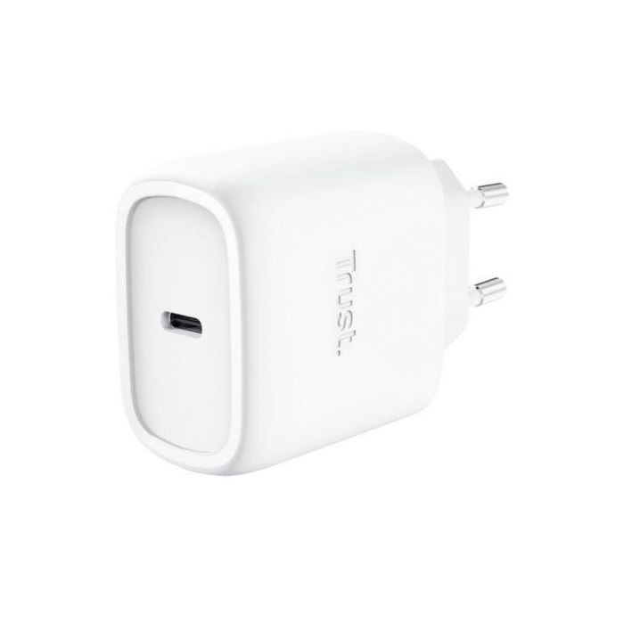Cargador de Pared GaN Trust Maxo 45W/ 1xUSB Tipo-C/ Incluye Cable USB Tipo-C/ 45W 1