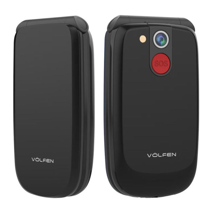 Volfen Telefono Movil Astro Flip 4 gr Pantalla XXL Tipo Choncha Negro 2 Volfen Telefono Movil Astro Flip 4 gr Pantalla XXL Tipo Choncha Negro 2