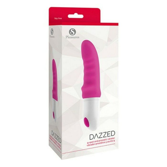 Vibrador S Pleasures Blanco/Rosa 1 Vibrador S Pleasures Blanco/Rosa 1