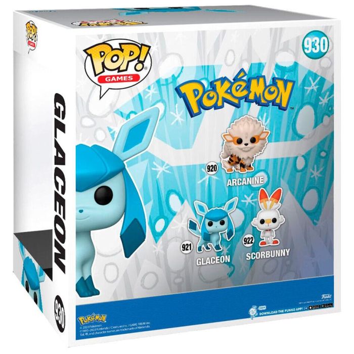 Funko Pop Super Sized Jumbo Pokemon Glaceon - Figura de Vinilo de 25cm con Caja Original 1 Funko Pop Super Sized Jumbo Pokemon Glaceon - Figura de Vinilo de 25cm con Caja Original 1