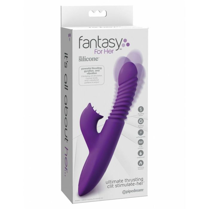 Vibrador Pipedream Fantasy for her Morado 5