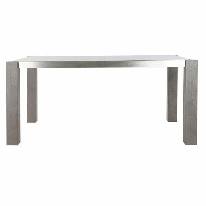 Mesa Comedor Moderno DKD Home Decor Gris 92 x 74 x 162 cm 2 Mesa Comedor Moderno DKD Home Decor Gris 92 x 74 x 162 cm 2