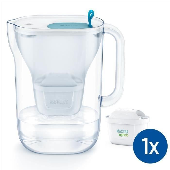 Estilo azul de Filtro BRITA CARAFE (2.4L) incluyó 1 cartucho de filtro Maxtra Pro All-1