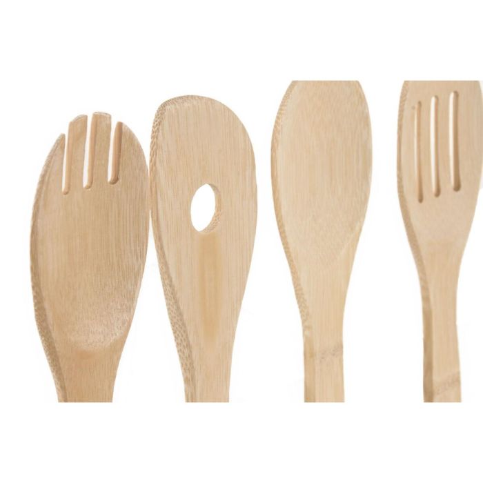 Utensilio Basicos DKD Home Decor Beige Natural 1 x 30 x 6 cm Set de 4 Utensilio Basicos DKD Home Decor Beige Natural 1 x 30 x 6 cm Set de 4