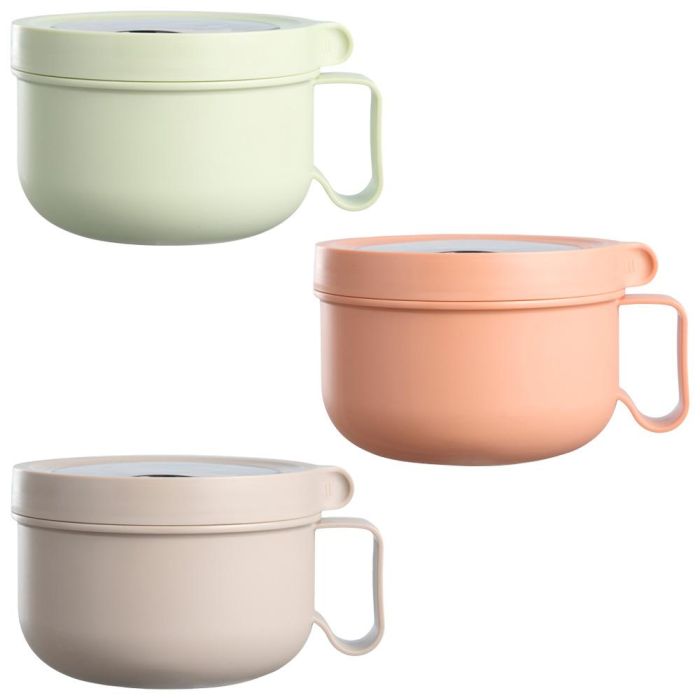 Day Fiambrera Térmica Acero Plástico Silicona 850ml Con Cuchara 2