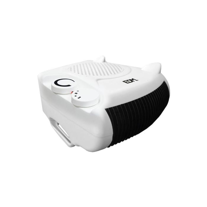 Edm Calefactor compacto modelo 2 en 1, 1000-2000W, vertical/horizontal, aire fresco, protector sobrecalentamiento 1 Edm Calefactor compacto modelo 2 en 1, 1000-2000W, vertical/horizontal, aire fresco, protector sobrecalentamiento 1