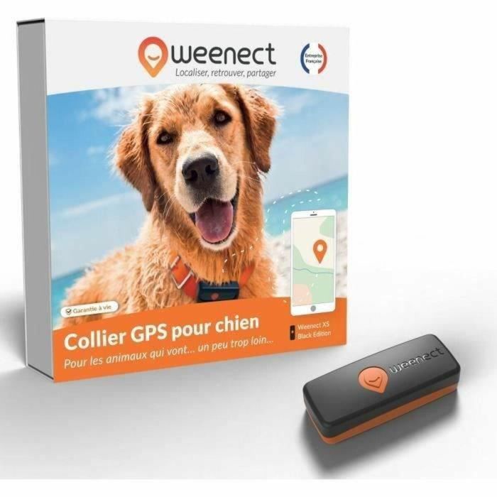 GPS Tracker for Dogs - Weenect XS (Black Edition 2023)