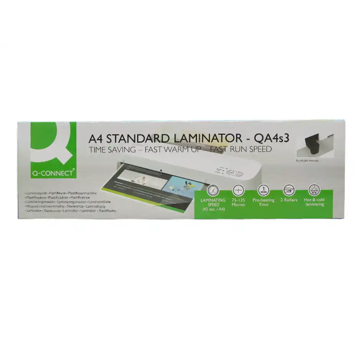 Q-connect KF19092 Plastificadora Din A3 Estándar 2 Rodillos hasta 125 mc 11