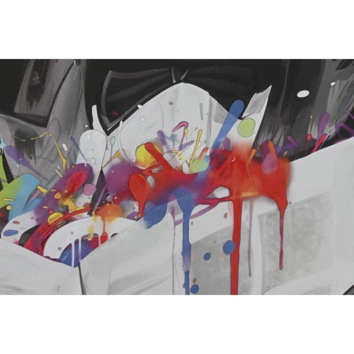 DKD Home Decor Cuadro Decorativo Moderno Perro Urban Multicolor Lienzo y PS 82.5x82.5 cm Pack de 2 Unidades 2 DKD Home Decor Cuadro Decorativo Moderno Perro Urban Multicolor Lienzo y PS 82.5x82.5 cm Pack de 2 Unidades 2
