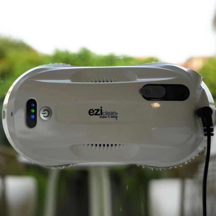 Robot limpiacristales - EZICLEAN - Windobot S3 Max - 72 W - Depósito 40 ml - Cable 1,25 m - Blanco 3
