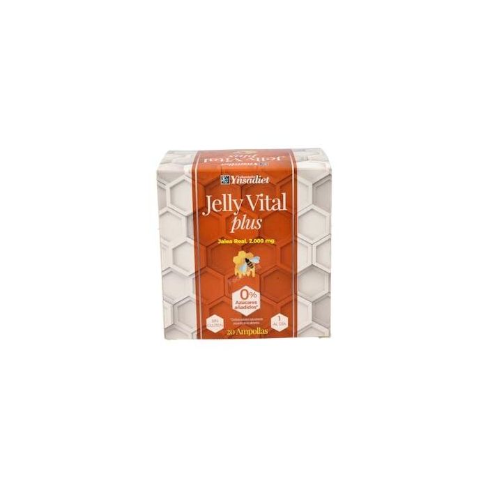 YNSADIET Jalea Vital Plus 2000mg Jalea Real fresca 20 viales Suplemento bebible