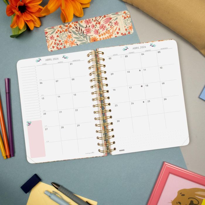 Agenda 2026 Moniquilla E10 155X212Mm Dia Pagina Espiga Finocam 770110226 3