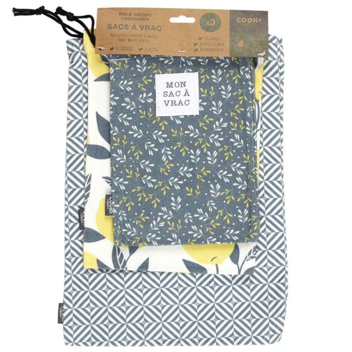 Cook Concept Juego de 3 Bolsas Granel de Poliéster 0 Cook Concept Juego de 3 Bolsas Granel de Poliéster 0