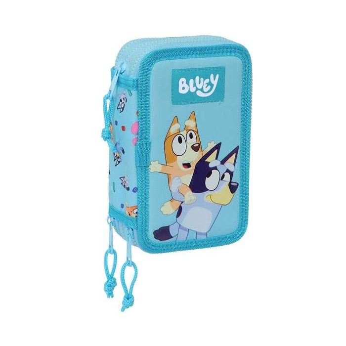Plumier Escolar Safta Triple 36 Piezas Bluey 195x125x55 mm Plumier Escolar Safta Triple 36 Piezas Bluey 195x125x55 mm