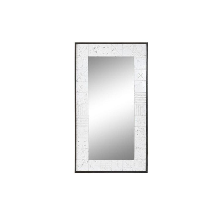 Espejo de pared DKD Home Decor Blanco Moderno 130 x 4 x 70 cm