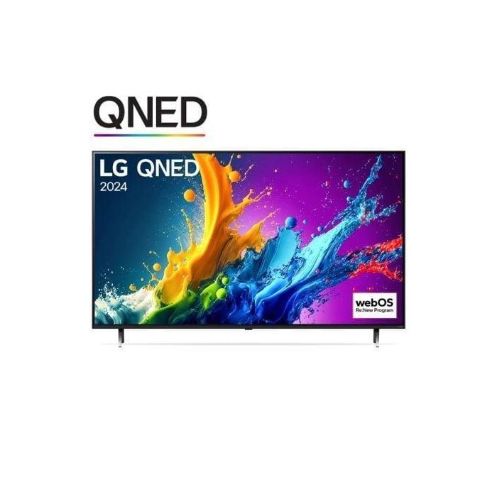 LG 43QNED80T6A Televisor QNED 4K Ultra HD 43" Smart TV webOS 24, Procesador α5 Gen7, HDR10, Dolby Atmos para Gaming y Cine LG 43QNED80T6A Televisor QNED 4K Ultra HD 43" Smart TV webOS 24, Procesador α5 Gen7, HDR10, Dolby Atmos para Gaming y Cine