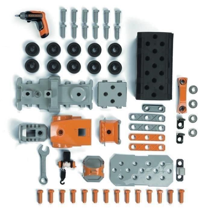 Smoby SMO3032163609414 - Black+Decker Camión DIY + Destornillador de Juguete para Niños a partir de 3 años 5 Smoby SMO3032163609414 - Black+Decker Camión DIY + Destornillador de Juguete para Niños a partir de 3 años 5