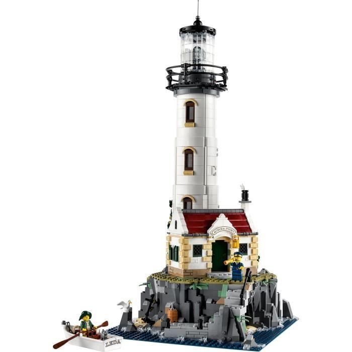 LEGO 21335 Ideas El Faro Motorizado, Detallado Modelo para Construir y Decorar el Hogar, Incluye Minifigurinas Marinas 1