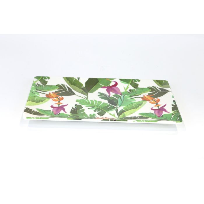 Alfares Bandeja Melamina con Brillo 25 x 15 cm para Frutas, Bananera, Hogar y Cocina, Color Surtido (12 Unidades) 8