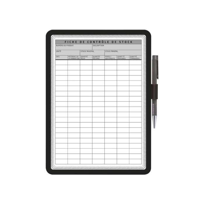 Djois Marco Porta Anuncios DIN A4 Adhesivo Removible Magnético con Portabolígrafo Negro 1