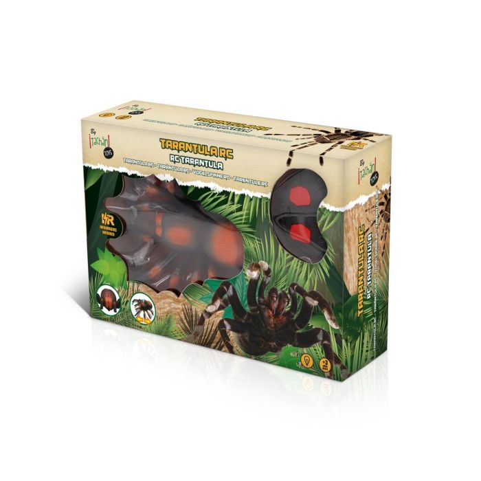 Tachan Tarántula Radiocontrol RC Infrarrojos Realista con Ojos Luminosos Juguete +8 Años 2