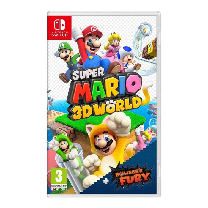 Nintendo M3DW BOF Juego Super Mario 3D World + Bowser's Fury para Nintendo Switch - Aventura 3D Multijugador Online y Local