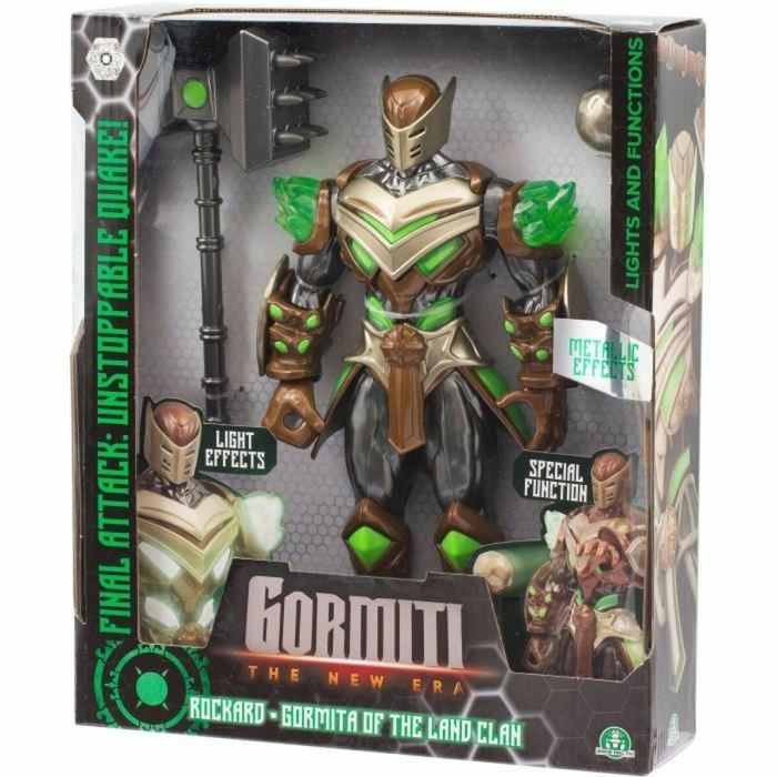 Gormiti Figura Articulada Rockard con Ataque Ligero Tierra GRV074 27 cm a partir de 4 años 4