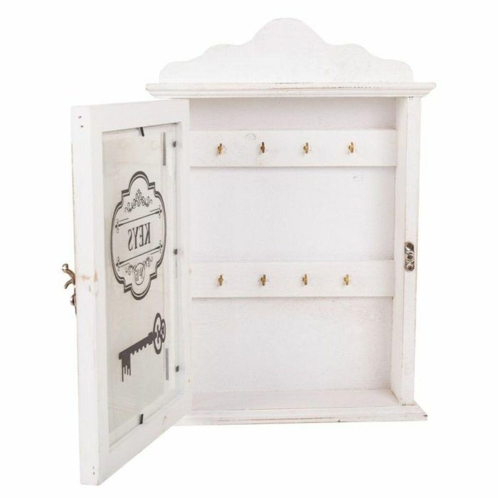 Armario de llaves Alexandra House Living Blanco 7 x 36 x 25 cm 6