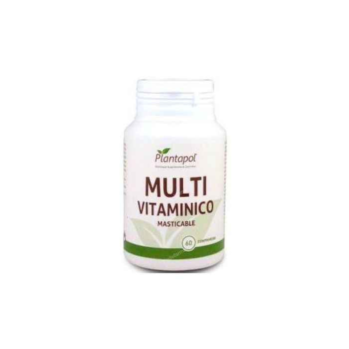 PLANTAPOL Multivitamínico Completo Masticable 60 Comprimidos Vitamina A, B, C, D, E, Biotina, Ácido Fólico