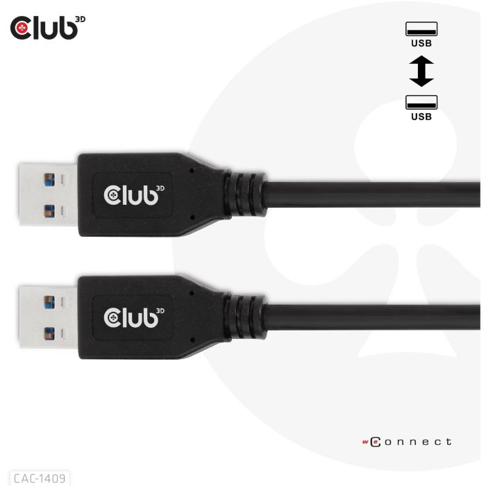 Club3D Kabel USB Typ-A Gen2 0.5m 10 Gbps St/St 6