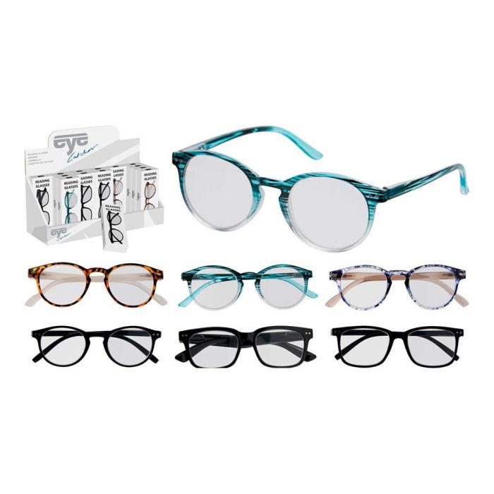 Basics Gafas de lectura con funda modelos variados graduaciones +1 +1,5 +2 +2,5 +3