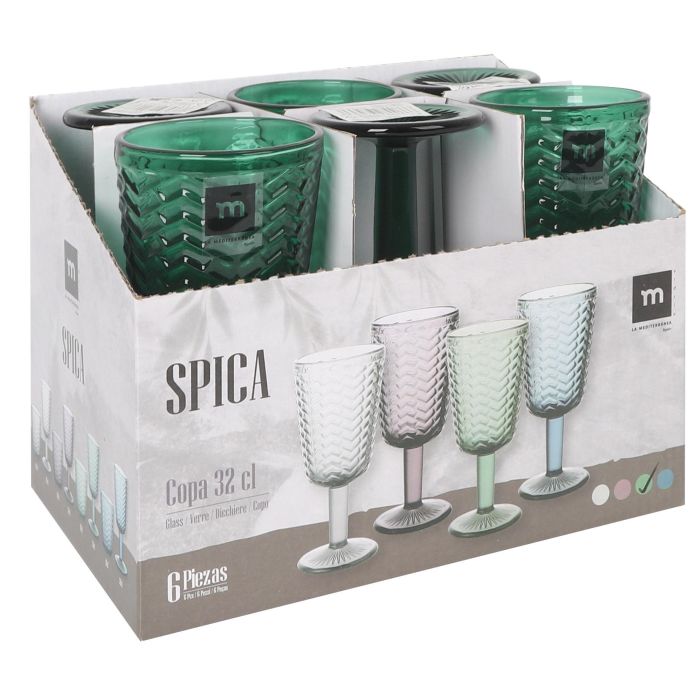 Copa Spica 320 cc verde - Inde (36 Unidades) 5 Copa Spica 320 cc verde - Inde (36 Unidades) 5