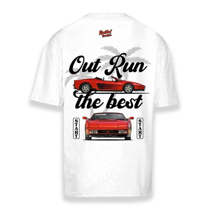 Radikal Revolution Camiseta Out Run Blanca Talla S RKOUT201S 3