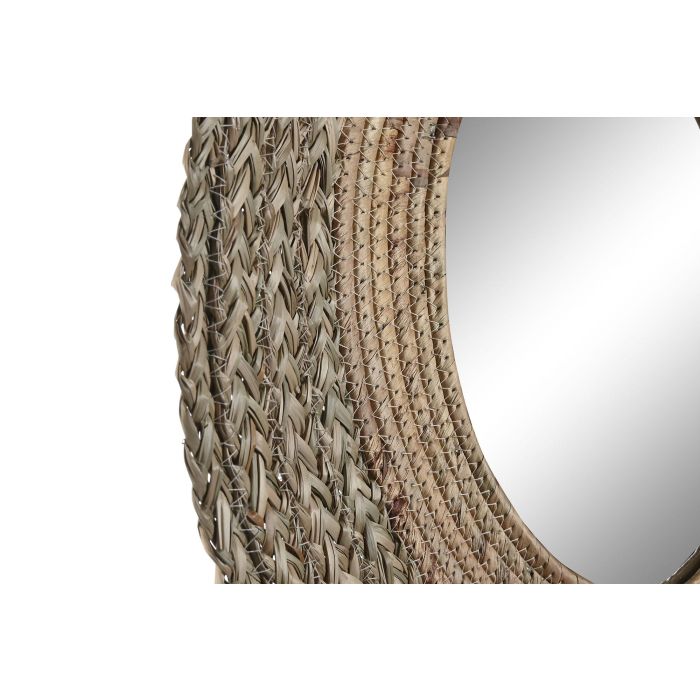 Espejo Balines DKD Home Decor Natural 2 x 56 x 56 cm 1 Espejo Balines DKD Home Decor Natural 2 x 56 x 56 cm 1