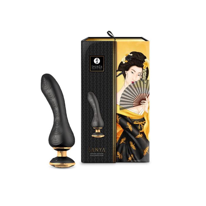 Vibrador Punto G Shunga Sanya Negro 2 Vibrador Punto G Shunga Sanya Negro 2