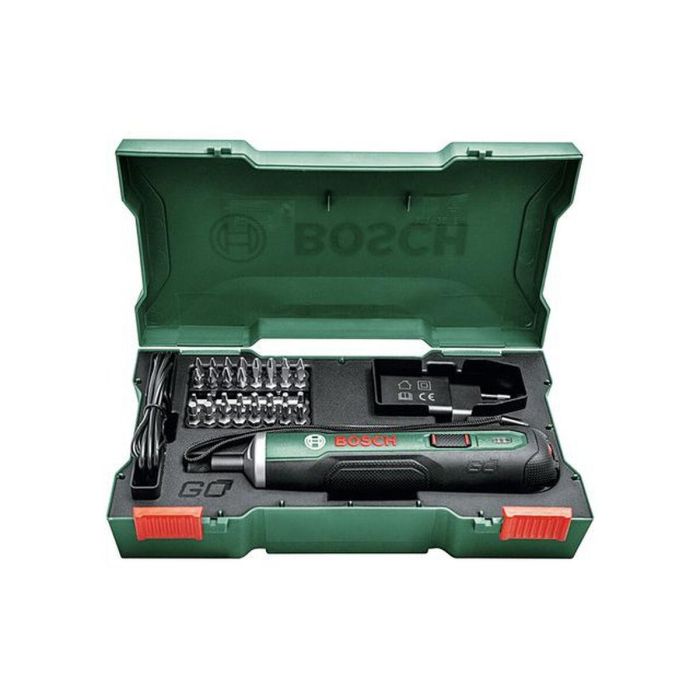 Bosch Destornillador Inalámbrico PushDrive - Batería de Iones de Litio, Función Push & Go, Par Ajustable, Portabrocas Magnético Hexagonal 10 Bosch Destornillador Inalámbrico PushDrive - Batería de Iones de Litio, Función Push & Go, Par Ajustable, Portabrocas Magnético Hexagonal 10