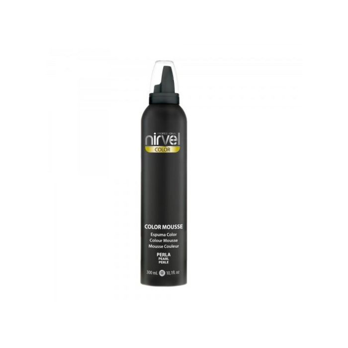 Nirvel Color Mousse Perla 300 ml - Tinte Capilar con Fijación y Volumen para Reavivar el Color del Cabello