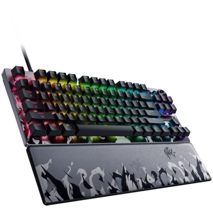 Razer Huntsman V3 Pro TKL Teclado Gaming Tenkeyless USA Layout, Switches Ópticos Analógicos Gen-2, Polling 8000 Hz, Chroma RGB (RZ03-05521500-R3M1) Edición Niko