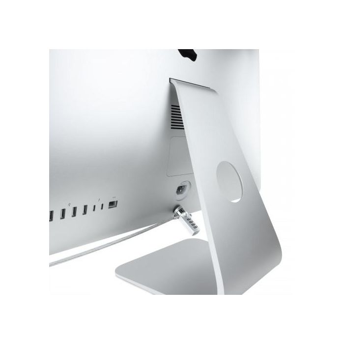 TOOQ CABLE DE SEGURIDAD T-LOCK CON COMBINACION PARA PORTATILES - BLOQUEO DE 4 DIGITOS - ACERO 4.5MM - LONGITUD 1.50M 6