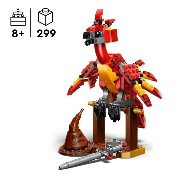 LEGO 76448 Harry Potter Fawkes Fénix de Dumbledore Set de Construcción Figura Articulada 1
