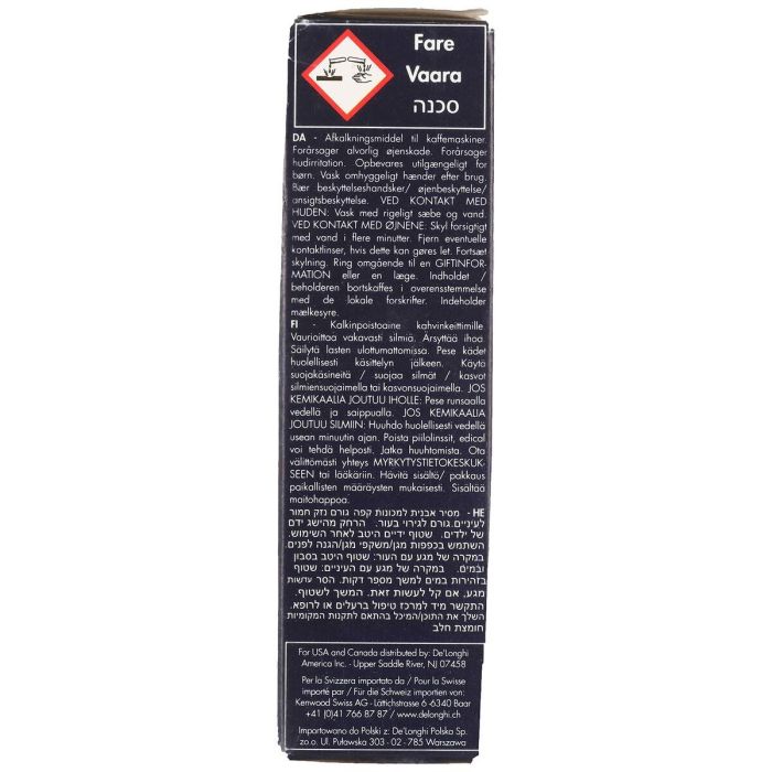 Descalcificador DeLonghi EcoDecalk 2x100ml 2 x 100 ml Descalcificador para Cafeteras 7