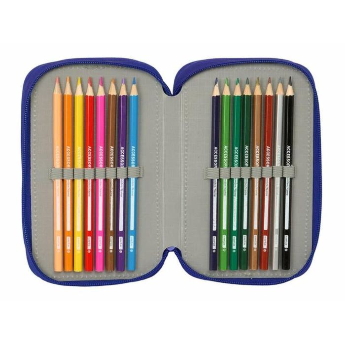 Plumier Triple Atlético Madrid 12,5 x 19,5 x 5,5 cm 2 Plumier Triple Atlético Madrid 12,5 x 19,5 x 5,5 cm 2