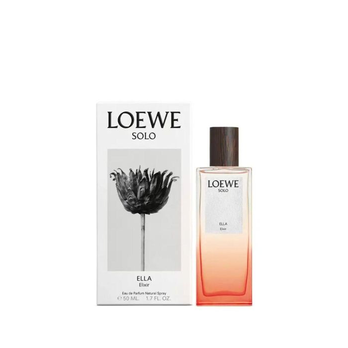 Loewe Solo Ella Elixir EDP - Perfume vaporizador para mujer 50 ml, notas de pera, tuberosa, sándalo y almizcle Loewe Solo Ella Elixir EDP - Perfume vaporizador para mujer 50 ml, notas de pera, tuberosa, sándalo y almizcle