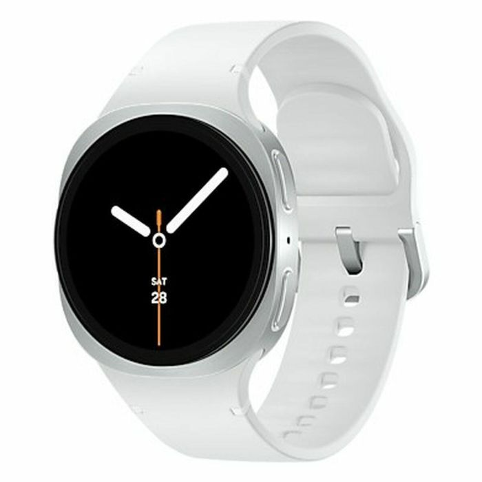 Samsung Galaxy Watch8 40 mm Wi-Fi Smartwatch Plata Blanco con AMOLED, GPS, 32 GB, Monitor de Frecuencia Cardiaca 0 Samsung Galaxy Watch8 40 mm Wi-Fi Smartwatch Plata Blanco con AMOLED, GPS, 32 GB, Monitor de Frecuencia Cardiaca 0