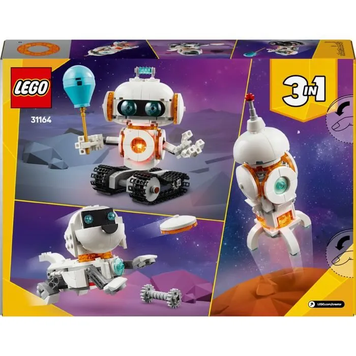 Lego Robot Espacial 3 en 1 Set de Construcción 31164 para Niños de 8 años 5