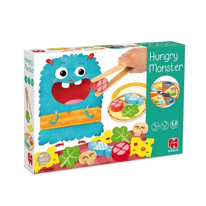 Goula Juego de Destreza Hungry Monster de Madera - Prepara la Pizza del Monstruo Tragón para Niños 3+ Años (Hasta 4 Jugadores) 15 Goula Juego de Destreza Hungry Monster de Madera - Prepara la Pizza del Monstruo Tragón para Niños 3+ Años (Hasta 4 Jugadores) 15