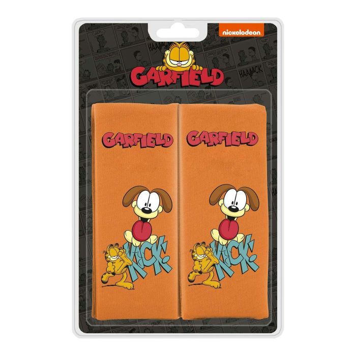 Garfield GAR101 Mini Almohadillas para Cinturón de Seguridad, Juego de 2. Cómodas para Sillas Infantiles, Protección Contra Rozaduras e Incomodidad 2