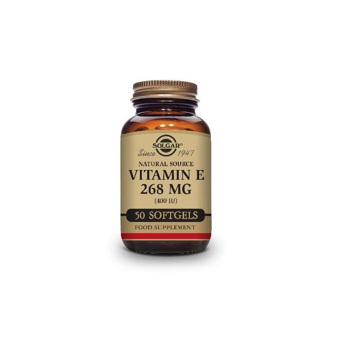 Vitamina E 400 Ui 268 Mg 50 Caps. Bland. Veget
