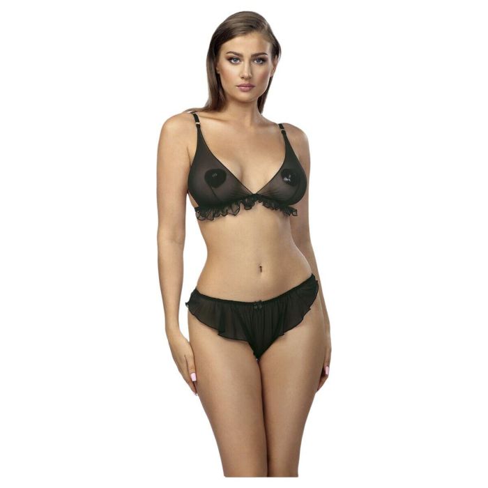 Conjunto de Lencería Anaïs Negro S/M 0 Conjunto de Lencería Anaïs Negro S/M 0
